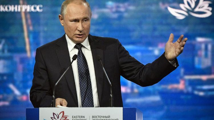 Russia's Putin - need wider G7-style group, with China, India, Turkey