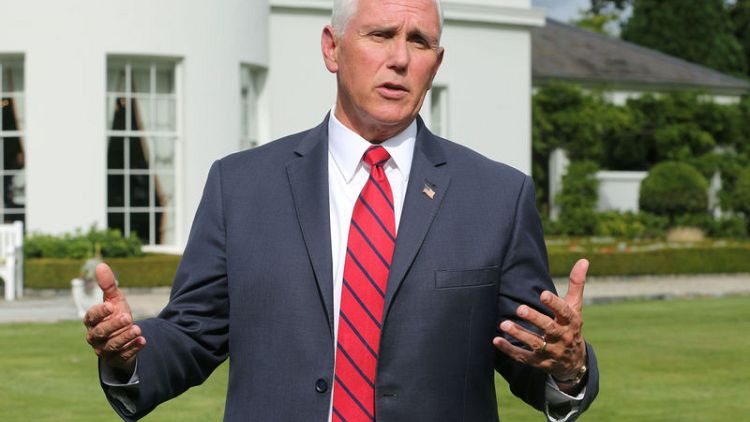 U.S. Democrats to probe into Pence's stay at Trump hotel in Ireland