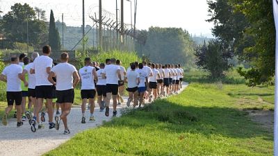 A Firenze allenamento Esercito cittadini A Firenze allenamento Esercito cittadini