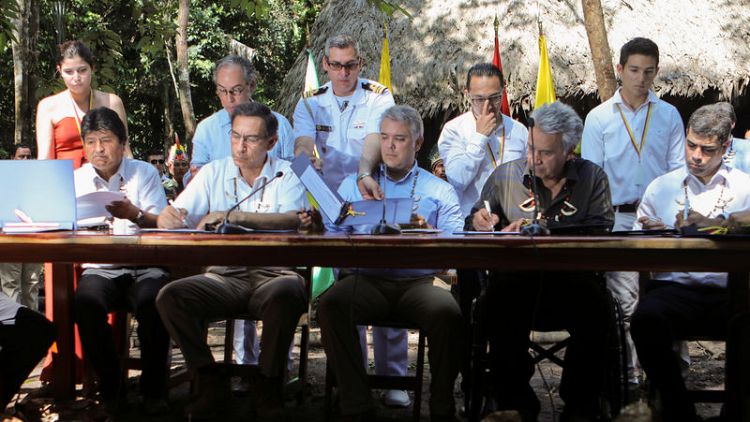 Amazon countries sign forest pact, promising to coordinate disaster response