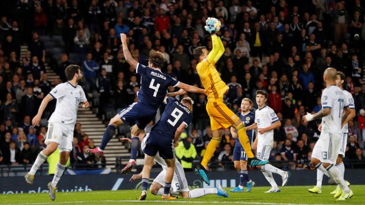 Russia hit back to beat Scotland in Euro qualifier