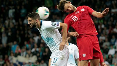 Slovenia end Poland's perfect record in Euro 2020 qualifying