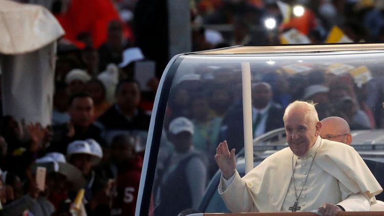 Pope says deforestation must be treated as a global threat