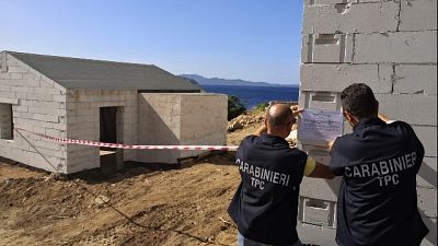 Villa abusiva sequestrata a Tavolara Villa abusiva sequestrata a Tavolara
