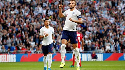 Kane nets hat-trick as England romp past Bulgaria