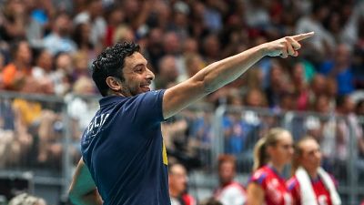 Pallavolo: Europei,finale Turchia-Serbia Pallavolo: Europei,finale Turchia-Serbia