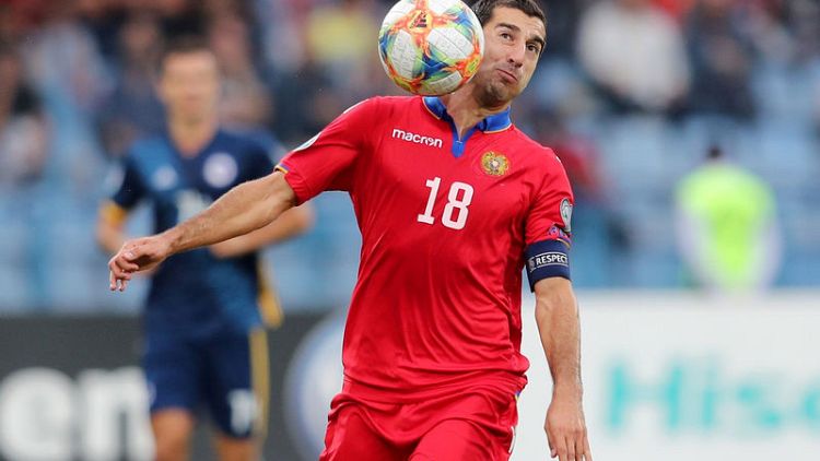Mkhitaryan scores twice as Armenia stun Bosnia