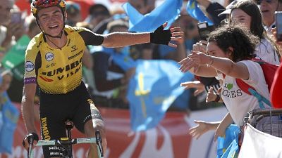 Vuelta: Kuss sorride insieme a Roglic Vuelta: Kuss sorride insieme a Roglic