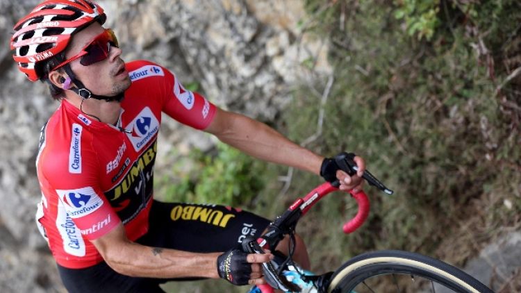Vuelta: tappa a Fuglsang, Roglic leader