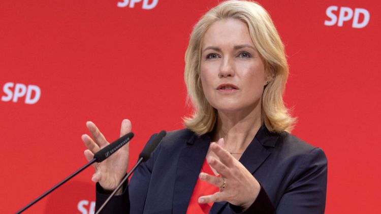 Rising star of Germany's SPD quits as interim party chief due to illness