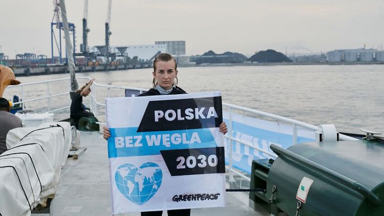 Polish coast guard boards Greenpeace ship in coal protest