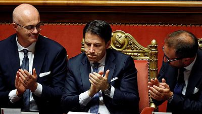 Italian coalition wins vote in Senate letting it take office