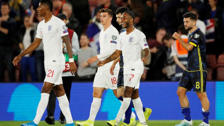 Soccer - England beat Kosovo in eight-goal thriller