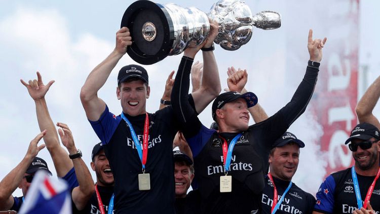 America's Cup holders Team New Zealand begin trials of new boat