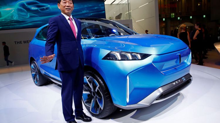 Great Wall may consider building cars in Europe once sales hit 50,000 a year - chairman