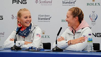 Korda sisters paired on opening morning at Solheim Cup