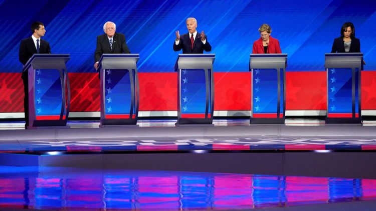U.S. Democrats back on campaign trail after third presidential debate