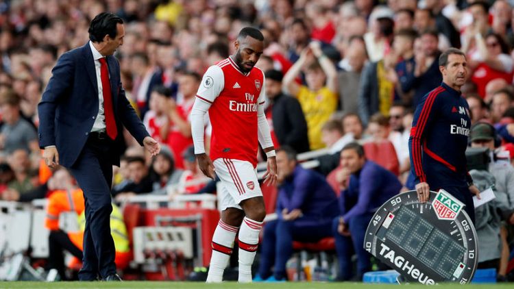 Arsenal's Lacazette ruled out until October with injury