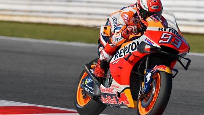 San Marino: FP4 a Marquez,poi tre Yamaha San Marino: FP4 a Marquez,poi tre Yamaha