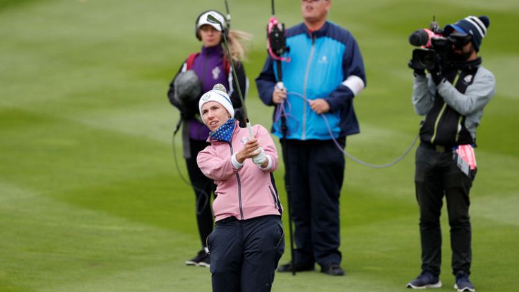 Europe retain one-shot Solheim Cup lead after foursomes