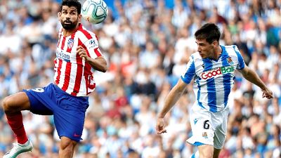 Atl.Madrid a picco, 2-0 dalla R.Sociedad Atl.Madrid a picco, 2-0 dalla R.Sociedad
