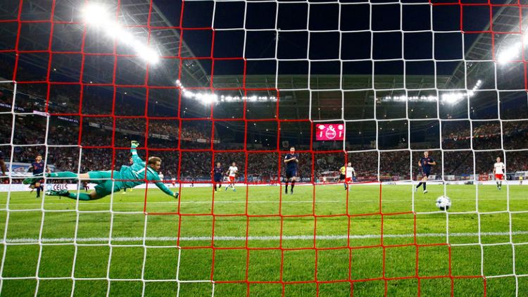 Leipzig stay top with 1-1 draw against Bayern