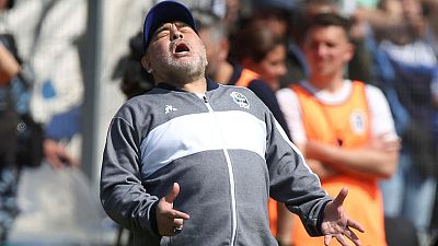 Maradona's club suffer 2-1 defeat on new coaching debut