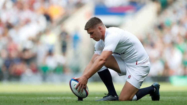 Rugby - England's Farrell tackles discipline with changed technique