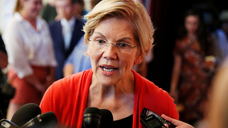 U.S. Democratic hopeful Warren seeks to curb U.S. lobbying, corporate power