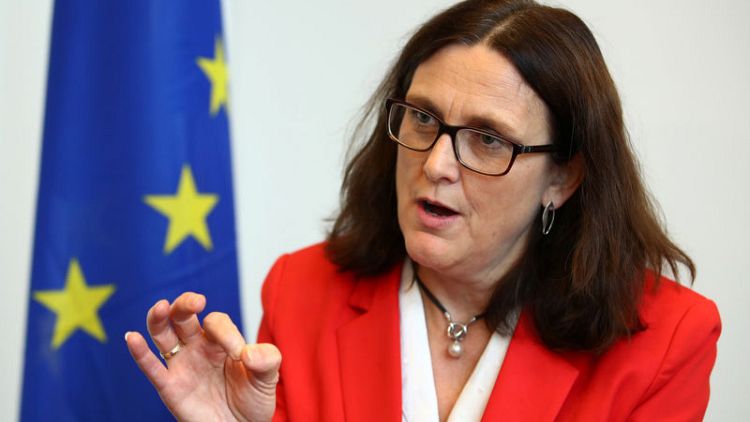 EU seeks plane subsidy deal, but U.S. not talking - bloc's trade chief