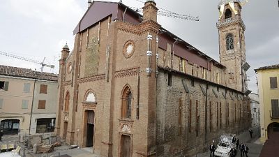Riapre duomo Mirandola ferito dal sisma Riapre duomo Mirandola ferito dal sisma