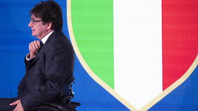 Mattarella chiama Pancalli "Bravi" Mattarella chiama Pancalli "Bravi"