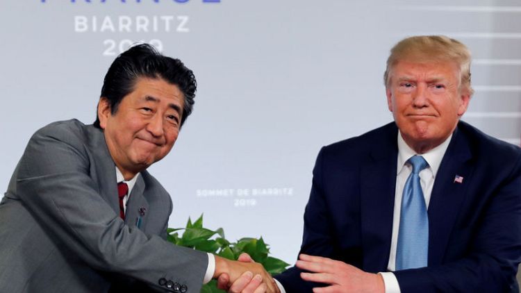 Trump says U.S. reaches trade deals with Japan, no word on cars