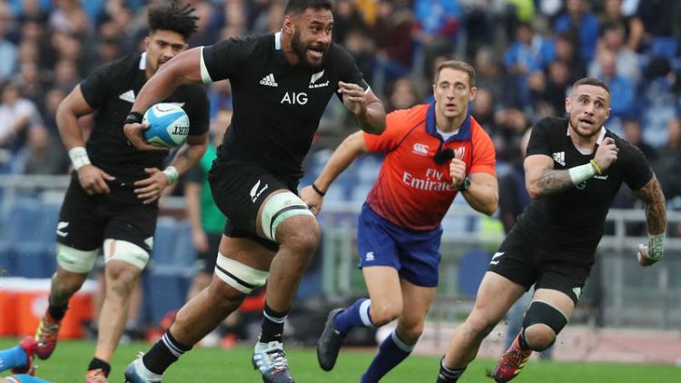 Rugby - Whitelock backs Tuipulotu to shine in Retallick's All Blacks absence