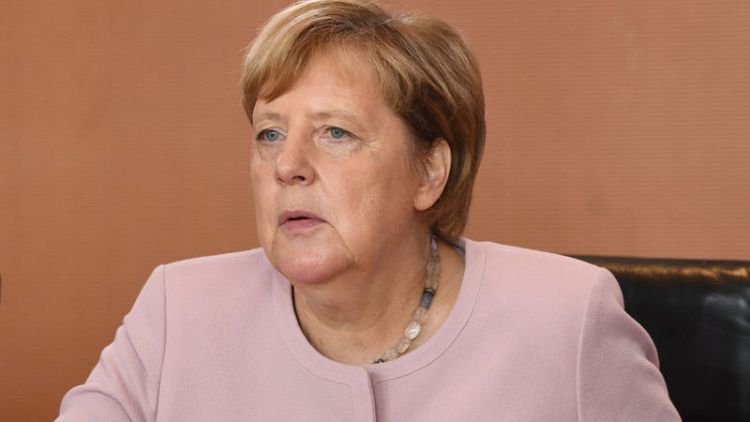 Merkel suggests she wants to uphold halt in arms exports to Saudi
