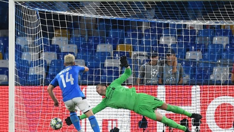 Champions: Napoli-Liverpool 2-0