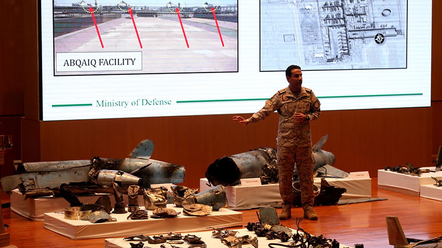 Trump orders more Iran sanctions as Saudi displays attack evidence
