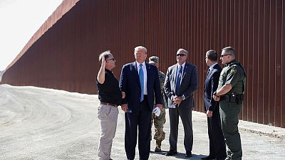Trump caps California swing with visit to border wall