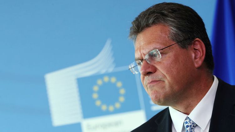 EU's Sefcovic upbeat after gas talks with Russia, Ukraine
