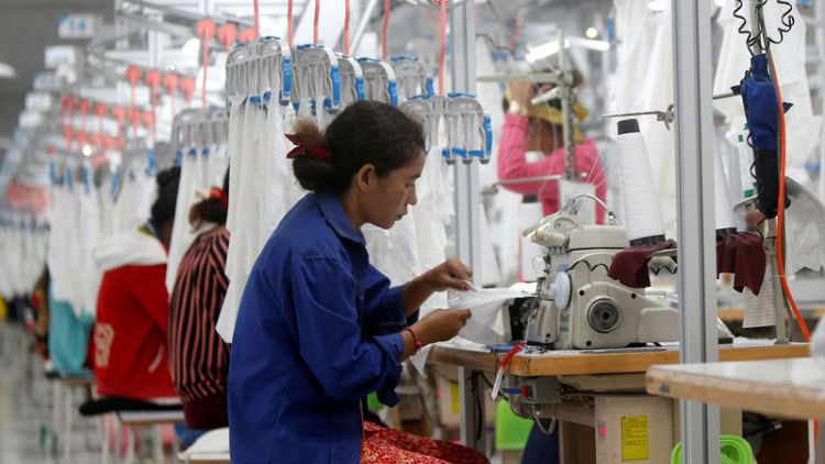 Cambodia, faced with losing European trade status, raises textile workers' wages