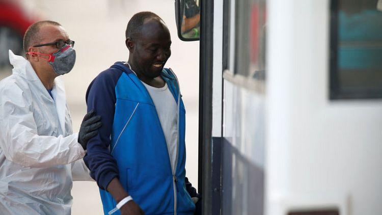 Malta takes some migrants from Ocean Viking, but leaves others onboard