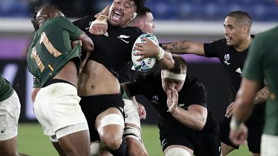 Rugby: Nuova Zelanda-Sudafrica 23-13 Rugby: Nuova Zelanda-Sudafrica 23-13
