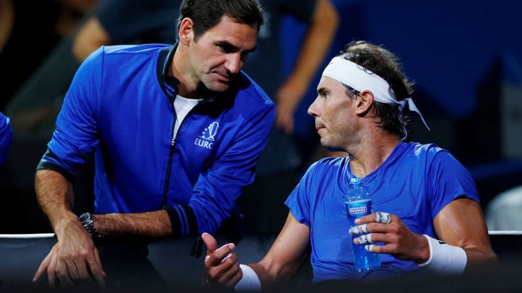 Federer, Nadal win as Team Europe take 7-5 lead in Laver Cup