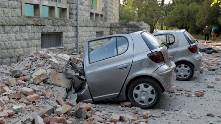 Magnitude 5.6 earthquake rocks buildings in Albania