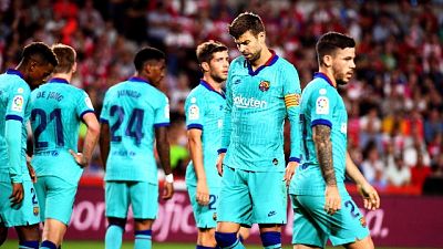 Liga: Barcellona sconfitto 2-0 a Granada Liga: Barcellona sconfitto 2-0 a Granada