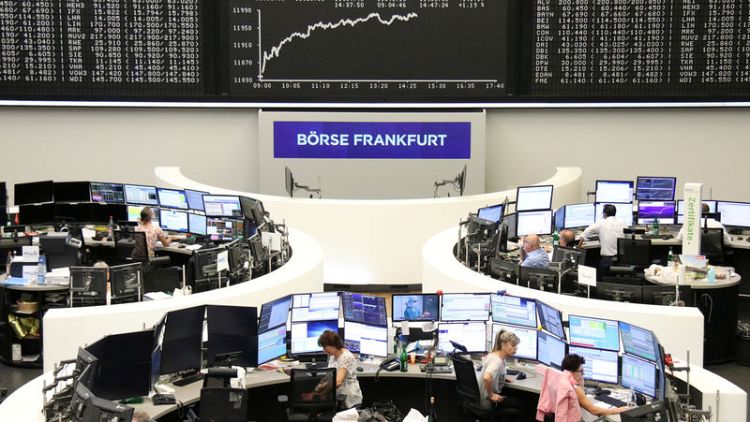 European shares edge lower after dismal France data