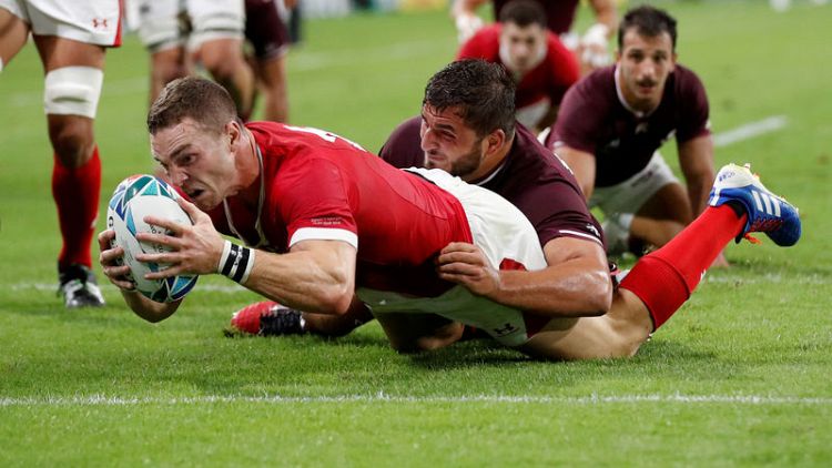 Early blitz lifts six-try Wales to win over Georgia