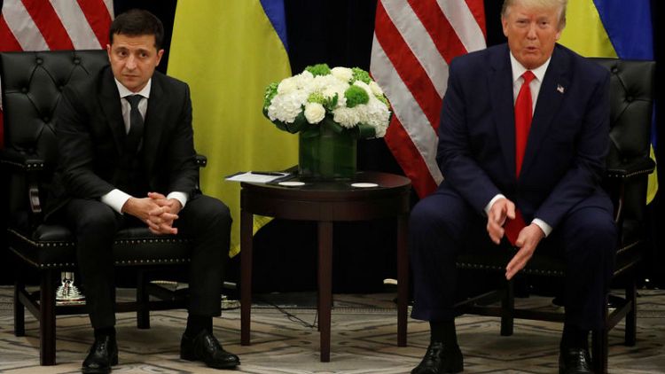 Trump pressed Ukraine president to probe political rival - call summary
