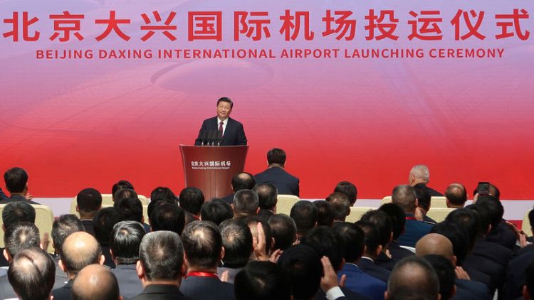 China's Xi declares new 450-billion-yuan Beijing airport is formally open