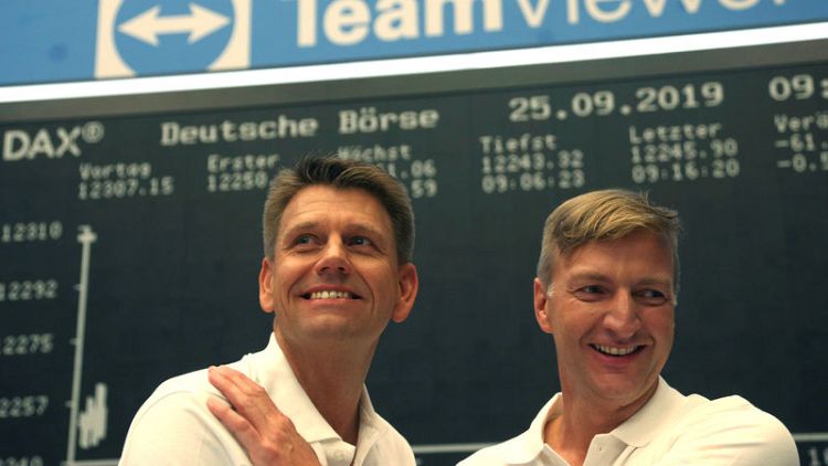 TeamViewer shares open flat after Europe's biggest IPO of the year
